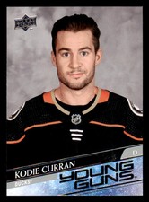 2020-21 Upper Deck #708 Kodie Curran Young Guns RC