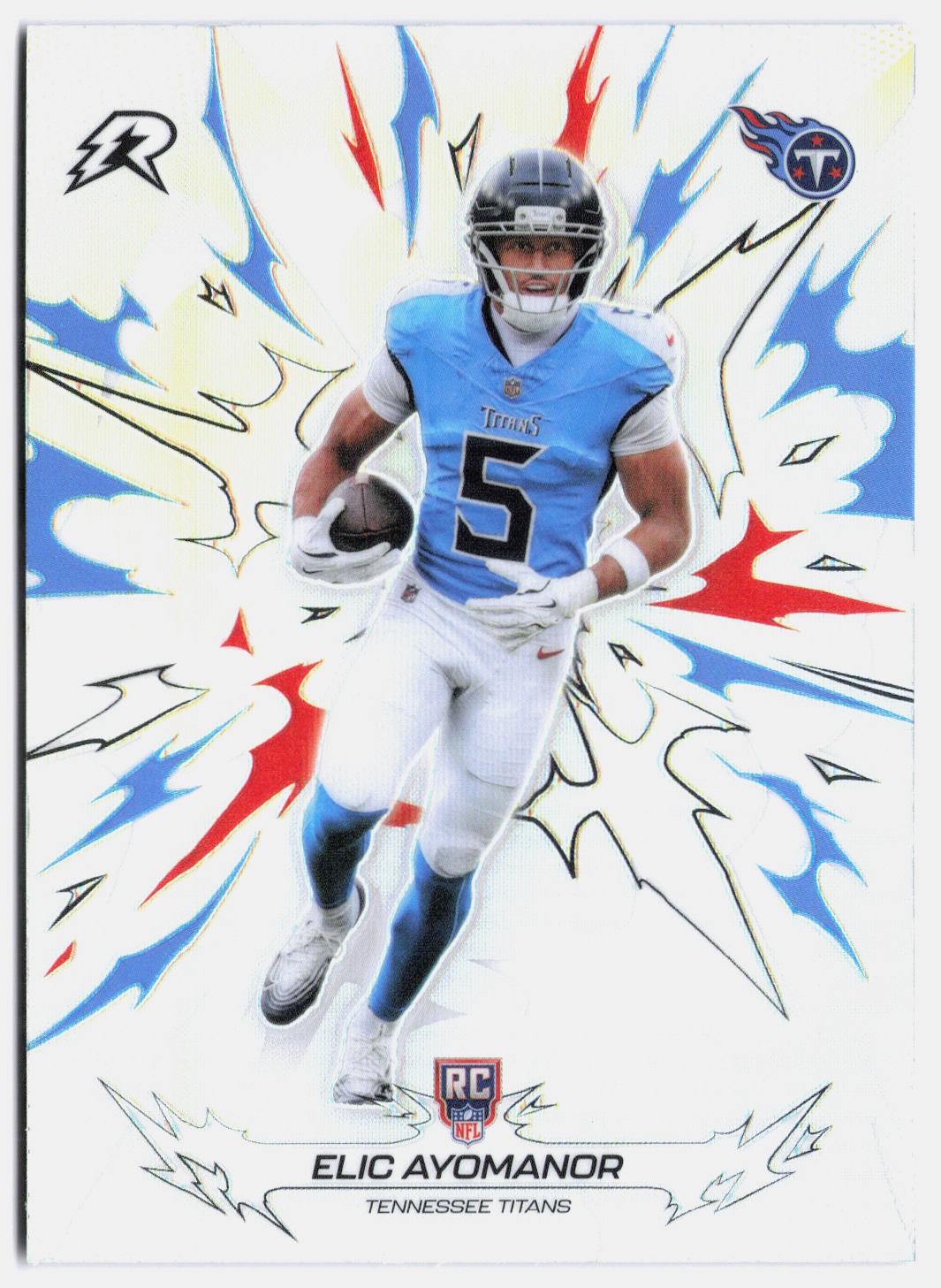 2025 Topps Resurgence #195 Elic Ayomanor Refractor RC Rookie