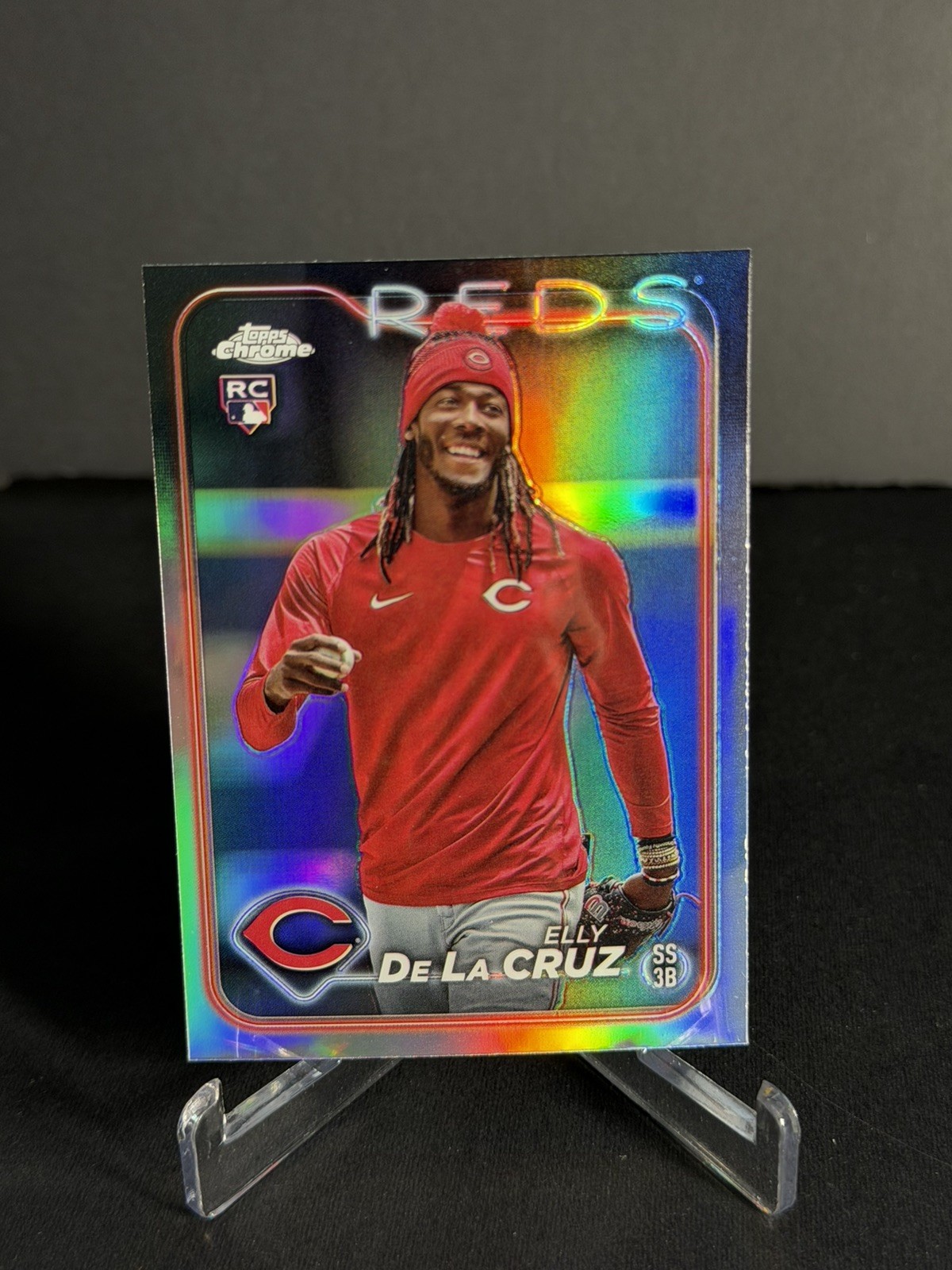 2024 Topps Chrome Update Elly De La Cruz RC Rookie IMAGE VARIATION SP - Reds