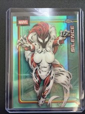 2026 Topps Chrome Marvel Silence #155 Aqua 76/199