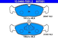 ATE BremsbelÄGe Opel Astra T92 Corsa S83 S93 Vectra J89 Daewoo Lanos Klat Nexia