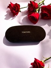 Tom Ford Brown Hard Case Sunglasses Case with cleaning Cloth