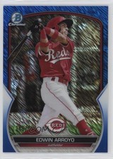 2023 Bowman Chrome Prospects Blue Shimmer Refractor 146/150 Edwin Arroyo 1np9