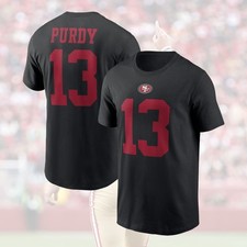 HOT 2025! Brock Purdy #13 San Francisco Team Name and Number Fan Favorite