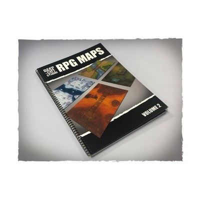 Deep Cut Terrain Book of RPG Maps #2 New