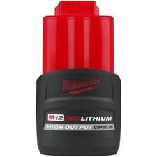 Milwaukee M12 HIGH OUTPUT CP 2.5Ah Battery 48-11-2425