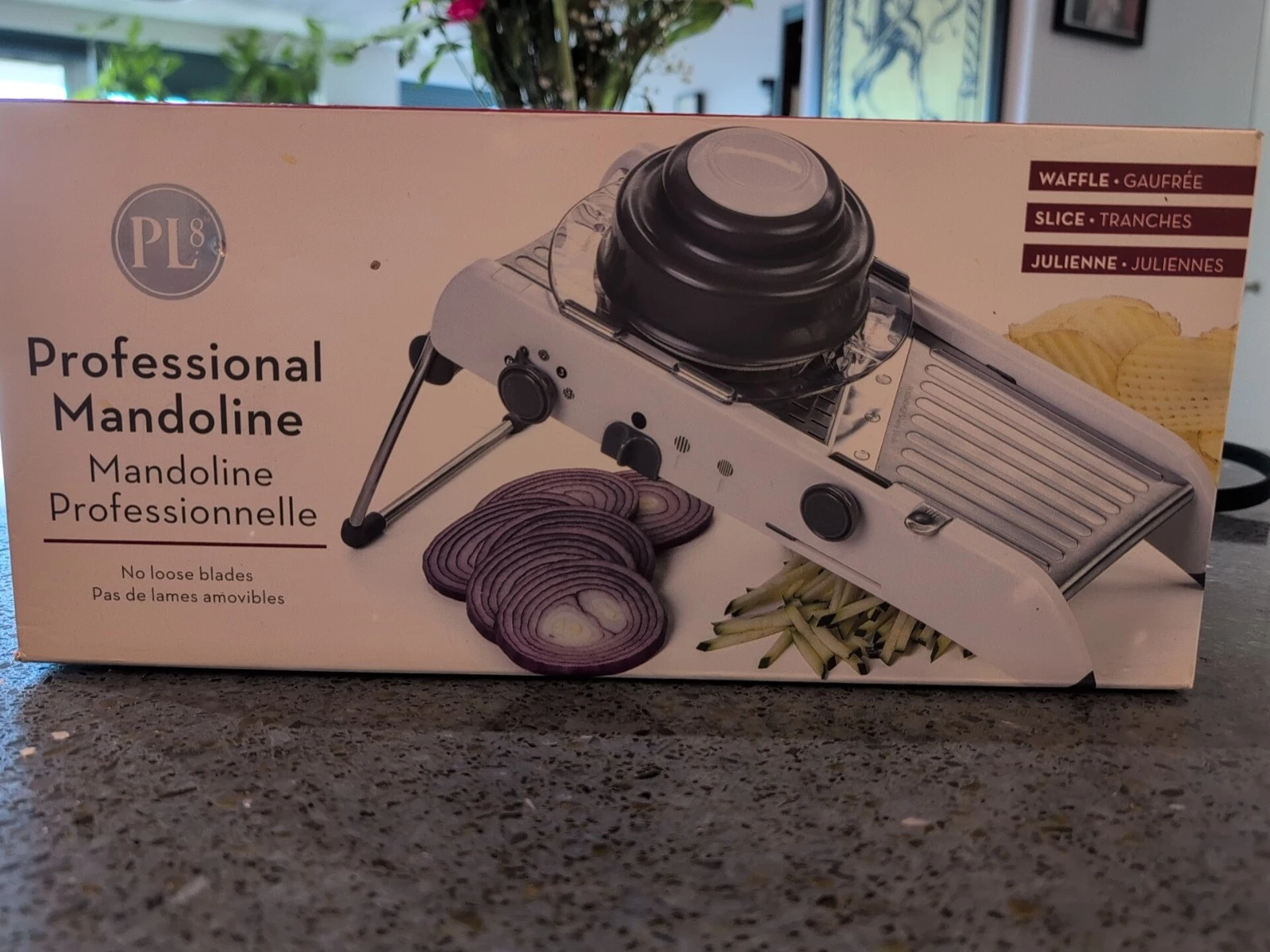 PL8 Professional Mandoline Slicer Waffle, Slice Julienne Blade NEW IN BOX
Opens in a new window or t