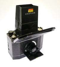 National Graflex Series II 120mm SLR camera w/interchangeable lens