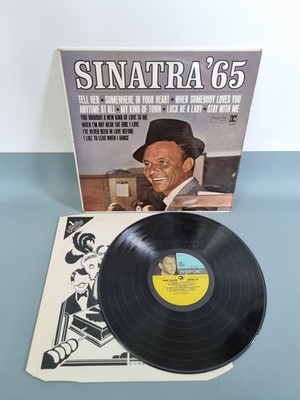Vintage Frank Sinatra '65 Record Vinyl LP 1965 60s Retro Classic