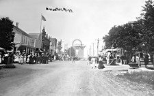 Main Street View Brewster Minnesota MN - Reprint