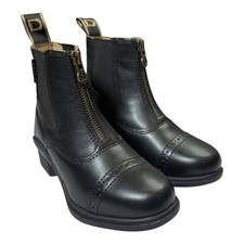 Dublin 'Foundation' Zip Paddock Boots in Black - 12