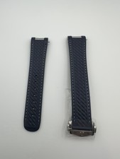 Original Omega 20mm For Seamaster Aqua Terra 41mm BLUE Rubber Watch Band Strap