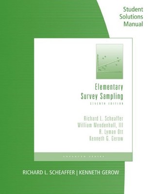 STUDENT SOLUTIONS MANUAL FOR By Richard L. Scheaffer & Iii William Mendenhall