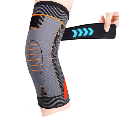 #ad Adjustable Knee Brace High Elastic Fiber Supports Pressure Strap Men Women $7.10