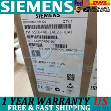 New Siemens 6SE6440-2AB21-1BA1 6SE6 440-2AB21-1BA1 1 Year Warranty Fast Shipping