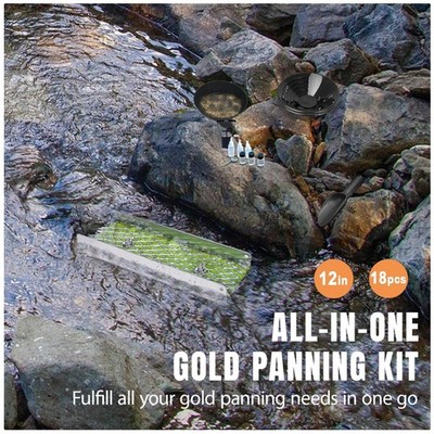 Lightweight Aluminum Gold Prospecting Set