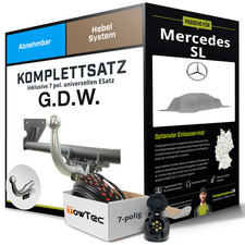 Für MERCEDES SL Typ R129 Anhängerkupplung abnehmbar +eSatz 7pol uni. 89- NEU Für MERCEDES SL Typ R129 Anhängerkupplung abnehmbar +eSatz 7pol uni. 89- NEU