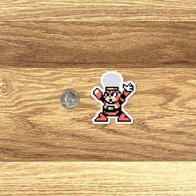 Mega Man 4 IV Stickers Nintendo NES Pixel Art 24 Sticker Pack