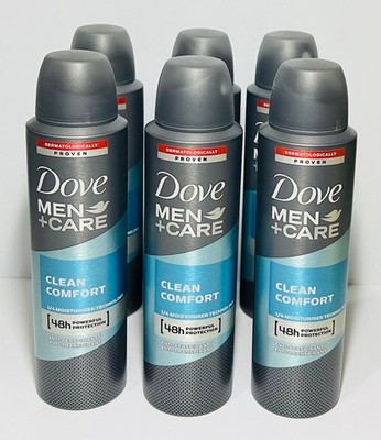 Dove Men Care Clean Comfort Spray 150ML - 6 Pack 150 ML
