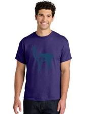 Llama Mens Graphic Tee, 100% Cotton, Casual Summer Wear
