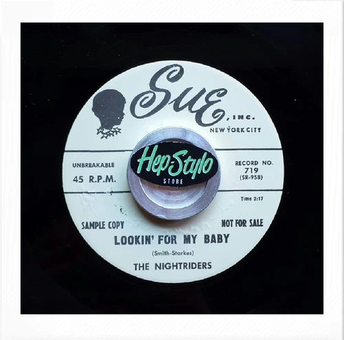 45Re✦ THE NIGHTRIDERS ✦"Lookin' For My Baby / St. Loo"✦1959 Superb Club Dancers♫