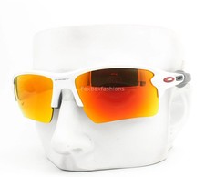 New Oakley Flak 2.0 XL Sunglasses OO9188-9359 Polished White Prizm Ruby w/case