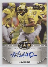 2015 Leaf US Army All-American Bowl Silver 19/50 Malik Dear #BA-MD1 Auto 0l2