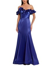 Mac Duggal A-Line Gown Women's Blue 4