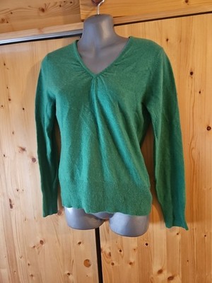 Apt 9 Damenpullover grün 100 % Kaschmir Größe Small UK8/10