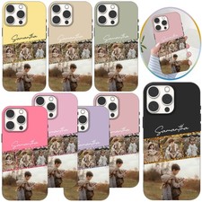 For iPhone 17 Pro 15 Plus 14 16e Custom Collage Photos Case Silicone Phone Cover