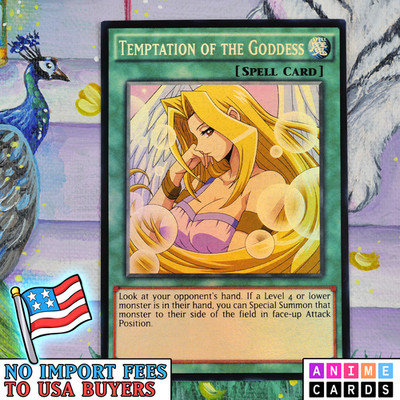 Temptation of the Goddess ANIME EFFECT HOLO card
