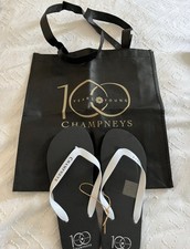 Champneys Luxury Health  100 years young (2025) tote bag & flipflops M 5-6 new