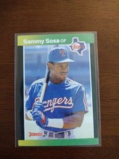 1989 Donruss Baseball's Best Sammy Sosa Rookie 2