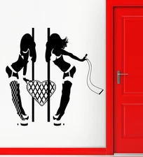 Wall Stickers Vinyl Decal Striptease Dance Go Go Hot Sexy Girl Lingerie