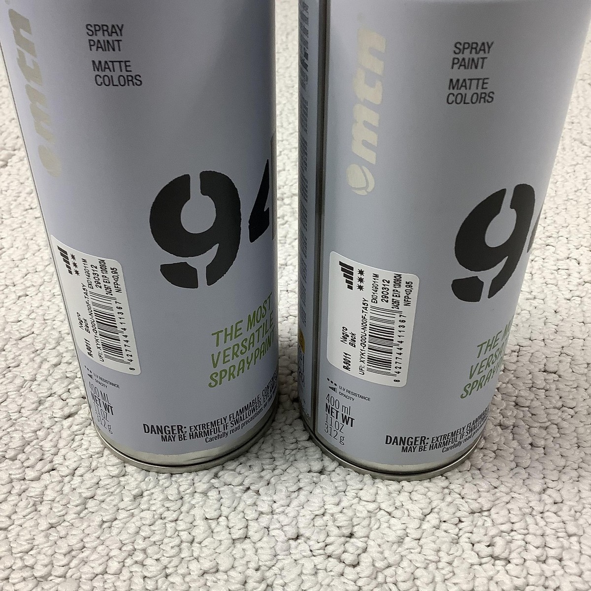 MTN 94 Spray Paint 400ml Cans Graffiti Art DIY Lot Versatile
