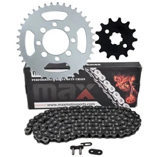 Drive Chain & Sprockets Kit for Kawasaki KLX110 KLX110R KLX110RL KX110L 10-25