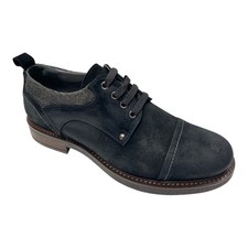 SCARPE DERBY UOMO POLLINI TARGET SB1030XX0H99999A PELLE NERO ORIGINALE AI