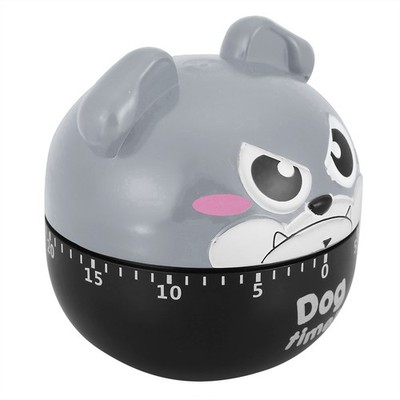 Mechanical Kitchen Timer Cute Dog Manual Counters For Home Cooking Reminder