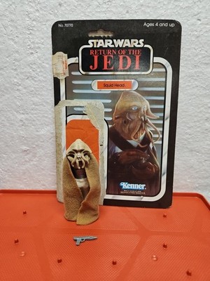 Star Wars 1983 Squid Head Complete With Light Tan Cape All Original Kenner 65 Ca