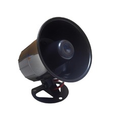 Wired Alarm Siren Horn 15W DC 6 to 12V Siren with Bracket for Home Alarm System