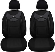 Schonbezüge Sitzbezüge für Audi A4 B6 Bj 2000-04 in Schwarz/Schwarz 128