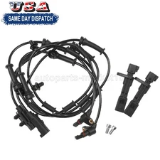 4 Pack For 2007-2016 Jeep Wrangler Front Rear Left Right ABS Wheel Speed Sensor