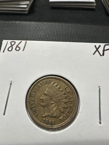 1861 indian head cent XF