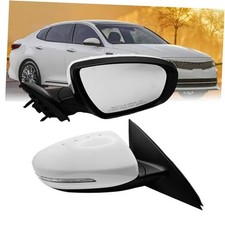 Passenger Side Mirror Compatible with 2014 R-Passenger Side 14-15 Natural White