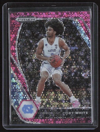 Coby White 2021-22 Panini Prizm Draft Picks - Pink Circle /20