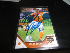 Houston Dynamo Bobby Boswell Autographed Signed 2011 UD Upper Deck MLS Card