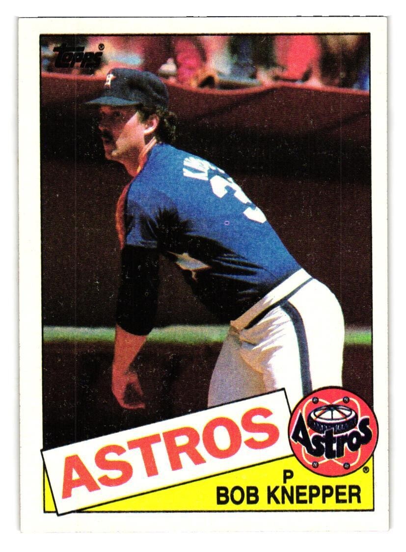 1985 Topps - #455 Bob Knepper