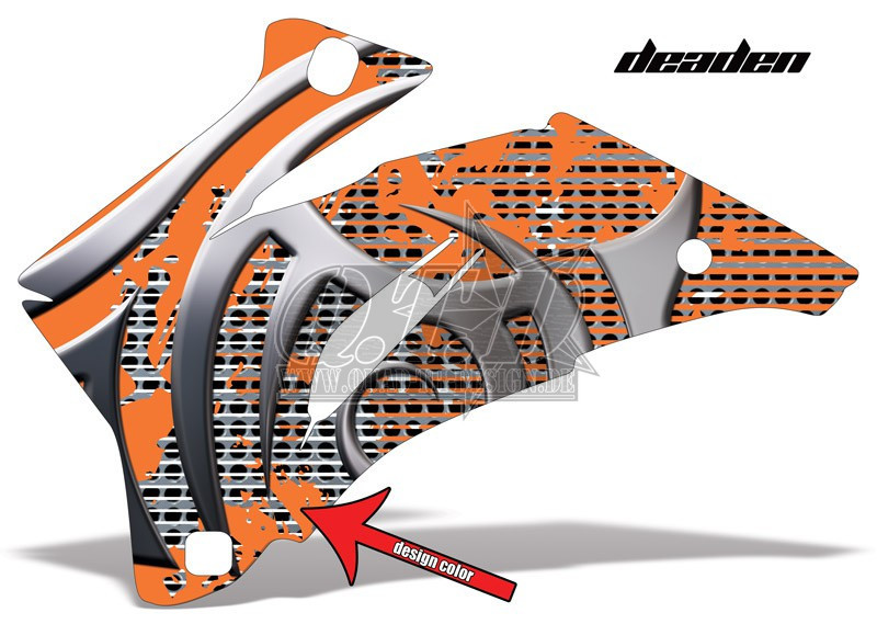 アクセサリー chandy AMR RACING DEKOR GRAPHIC KIT KAWASAKI ZX-6R 636/10R/Z-1000 SX