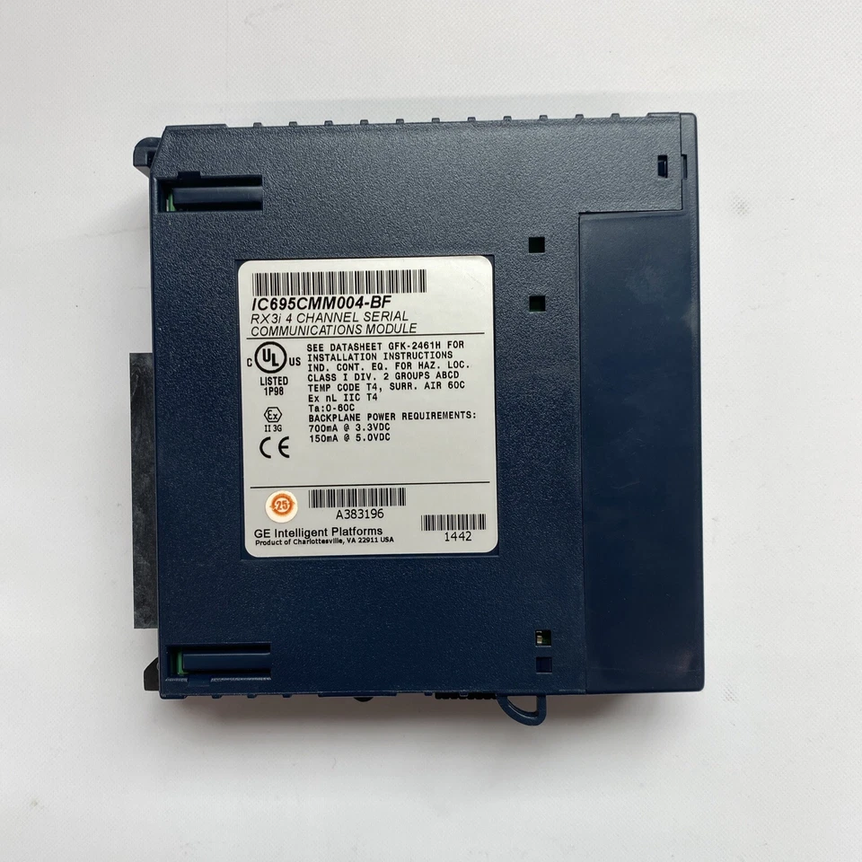 MÓDULO DE COMUNICACIÓN SERIE 4 CANALES GE IC695CMM004-BF / IC695CMM004BF / RX3i Foto 3 de 4