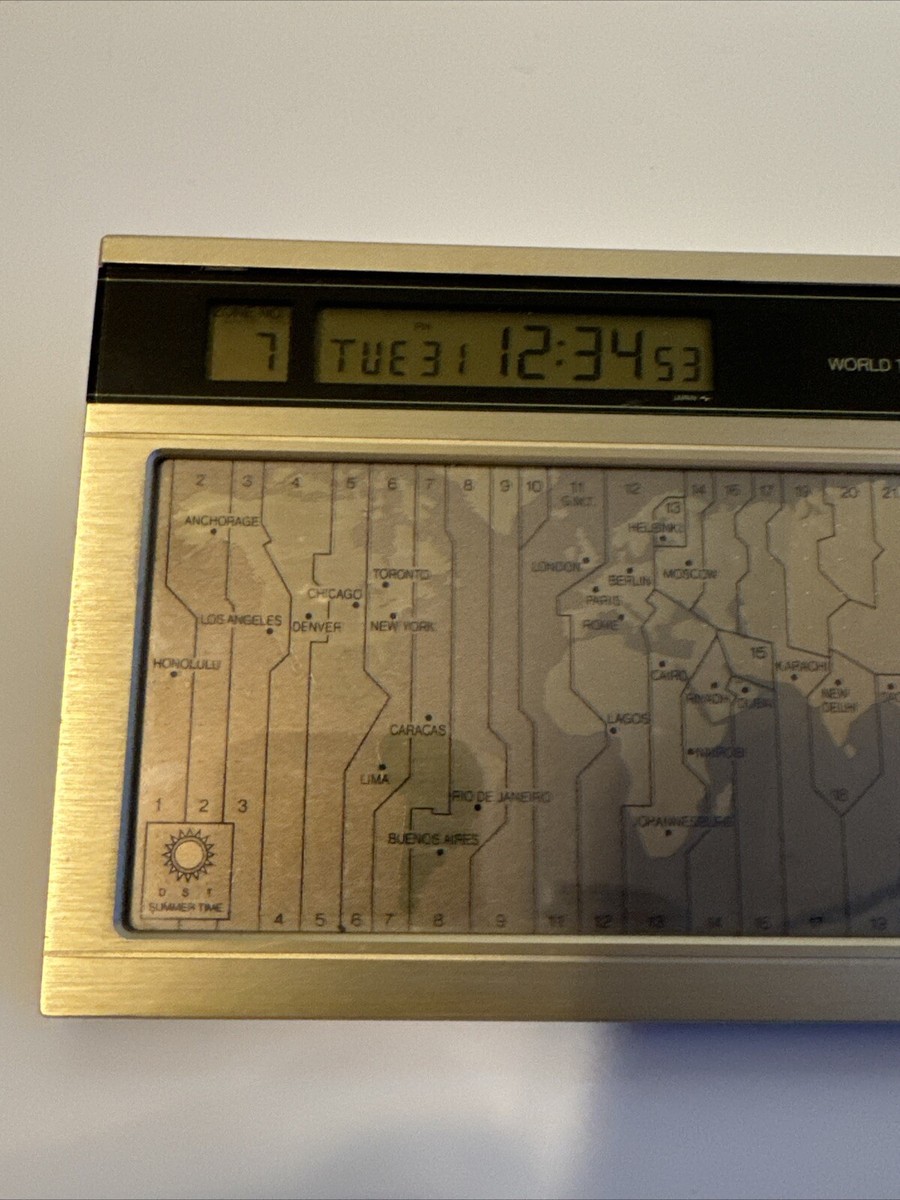Vintage Seiko World Time Touch Sensor Cal YJ20 Ref QNS901G | eBay